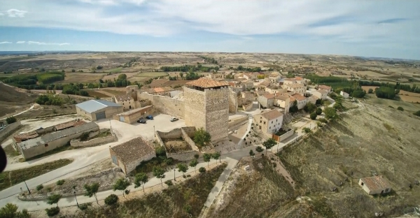 Vista aérea de Haza, Burgos