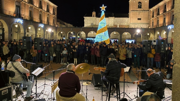 Concierto navideño en la Plaza Mayor de Ávila