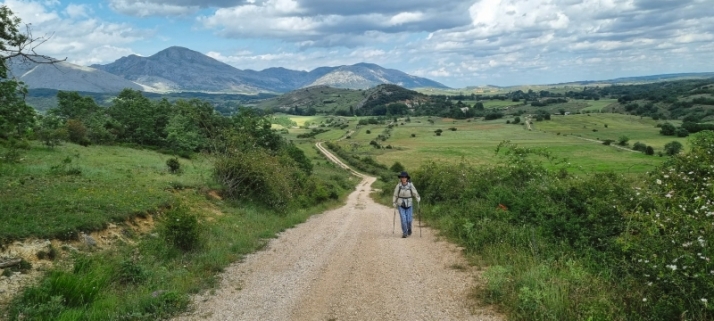 Parte del recorrido que corresponde a El Camino Olvidado a Santiago