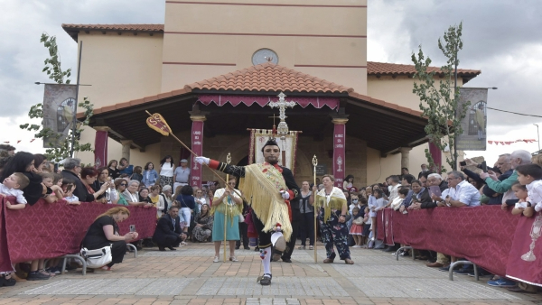 San Sebastián en la celebración del Corpus Christi en Laguna de Negrillos